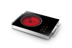 Table de cuisson infrarouge portable 2200W à brûleur unique pour la maison, avec capteur tactile et poignée, en acier inoxydable, cuisinière à induction domestique - Product Image 6