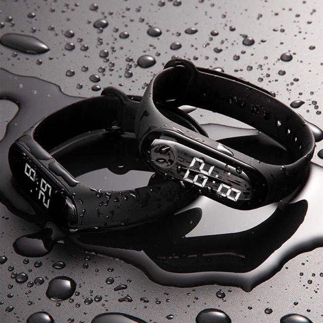 Trendy Fashion Digital Display Wrist Watches Men Women Waterproof Sports LED Students Mountaineers Outdoor Enthusiasts-Wholesale