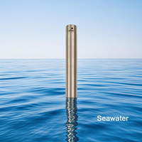 Alliage de titane résistant à la Corrosion numérique quatre électrodes conductivité de l'eau tempérament TDS capteur de salinité pour la surveillance de l'eau de mer