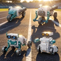 Kit de Construcción de Robot Solar Educativo 16 en 1, Experimento Científico STEM, Ensamblaje DIY, Juguete de Construcción Robótica Alimentado por Luz Solar