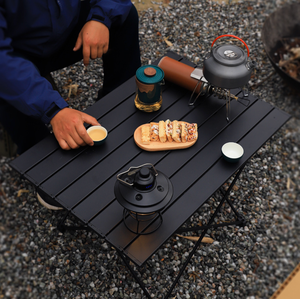 Table pliante portable d'extérieur en alliage d'aluminium, table de pique-nique, table de camping, table de barbecue, table de loisirs simple en aluminium - Product Image 3