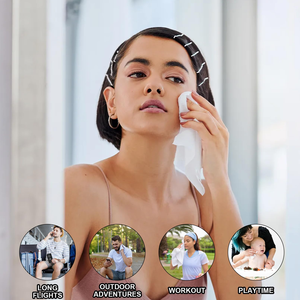 Lingettes nettoyantes pour cheveux et cuir chevelu, douces, écologiques, pour soins personnels féminins, vente en gros, logo personnalisé, très demandées - Product Image 4