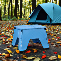 Cuisine domestique Extérieur Mini Camping Plastique Enfants Portable Pied Pp Escabeau Pliant Chaises Tabouret Pliant En Plastique