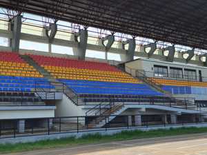 HDPE Blow Molded <b>Bucket</b> <b>Stadium</b> <b>Seats</b> Anti UV Outdoor Foldable Grandstand Spectator <b>Chairs</b> - Product Image 2