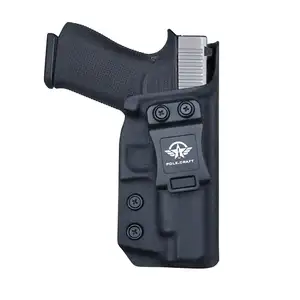 pistole und mag holster Suppliers-Glock 48 Holster IWB Kydex Holster Benutzer definierte Passungen: Glock 48 Pistole-Innen bund Verdeckter Trage deckel Mag-Button