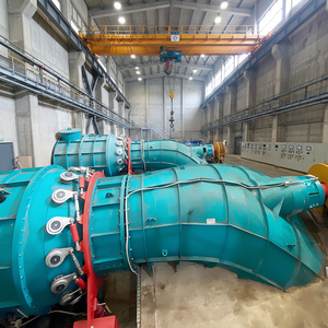 Centrale hydroélectrique, <span class=keywords><strong>turbine</strong></span> Kaplan de type S, 100 kW, 200 kW, 500 kVA, 500 kW, <span class=keywords><strong>turbine</strong></span> tubulaire pour <span class=keywords><strong>rivière</strong></span>/pont - Product Image 1