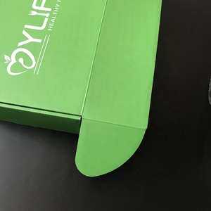 Boîte d'emballage personnalisée en carton ondulé vert, 1 pièce, bon marché, boîtes mobiles - Product Image 3