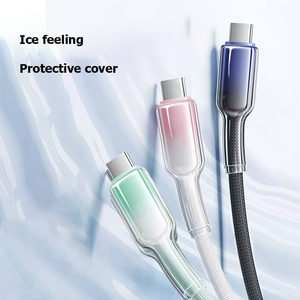 Hot bán New Arrival 2025 bảo vệ trường hợp ICE thiết kế 3A 1m đồng nguyên chất sạc nhanh Nylon Type-C Cáp dữ liệu <span class=keywords><strong>USB</strong></span> điện thoại di động - Product Image 3