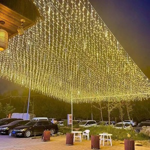 <span class=keywords><strong>Guirlande</strong></span> <span class=keywords><strong>lumineuse</strong></span> LED imperméable pour extérieur, lumières de fée en forme de glaçons, rideau de Noël, décoration de rue pour le Nouvel An, mariage, vacances - Product Image 3