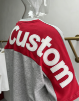 T-shirts personnalisés brodés 100 % coton, vente en gros, unisexe, épaules tombantes, coupe oversize, qualité lourde 280g, pour hommes et femmes