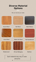 Cendrier rectangulaire en bois pour table basse de salon avec support à cigares et rangement pour cendres, cadeau pour papa, homme fumeur, maison ou bureau