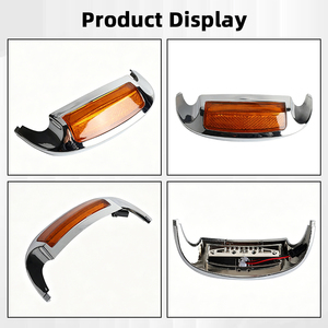 Luz Marcadora de Punta de Guardabarros Delantero Modificada para Harley Street Glide Road King - Product Image 3