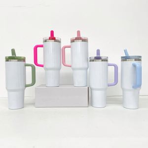 Vaso Térmico de 40 oz con Tapa Abatible y Popote, Personalizable con Logotipo, que Brilla en la Oscuridad, a Prueba de Fugas, para Halloween - Product Image 2