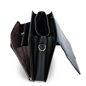 OEM/ODM-maletín portátil de cuero sintético con forma de lujo para hombre, maletín para ordenador portátil, con bloqueo de contraseña, para negocios - Product Image 5