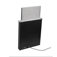 Système de conférence sans papier avec écran LCD ultra-fin, moniteur motorisé escamotable de 15,6 pouces pour ordinateur et projecteur