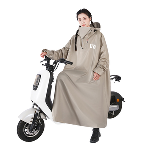Da uomo uomo uomo adulto abbigliamento esterno lungo Full-Body Anti-Rainstorm in PVC Oxford panno impermeabile per auto batteria moto uso esterno - Product Image 3
