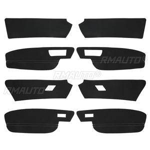 8 pièces de garnitures de protection en cuir microfibre pour poignées de porte et accoudoirs de voiture pour VW Golf 7 2014 2015 2016 2017 2018 - Product Image 6