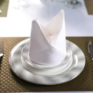 Hot sale table napkin cotton linen set 100% cotton table napkin for wedding party restaurant