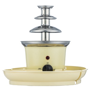 <span class=keywords><strong>Fontaine</strong></span> à <span class=keywords><strong>fondue</strong></span> au <span class=keywords><strong>chocolat</strong></span> électrique avec assiette à fruits en acier inoxydable CFF-2008D10 à usage domestique - Product Image 1