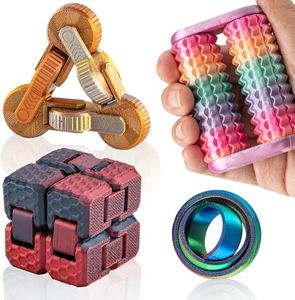 Study Break <b>Plastic</b> Fidget Toys-Sensory Focus Tools for Anxiety Relief Portable for Classroom & Home Use Compact <b>Pockets</b> - Product Image 1