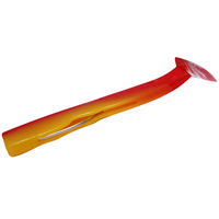 Leurre Souple en Silicone à Tête Plombée Jigging, Corps Souple de Vairon Noir, Leurre Réaliste, Appât Artificiel, Pêche au Vairon, Leurre Dur
