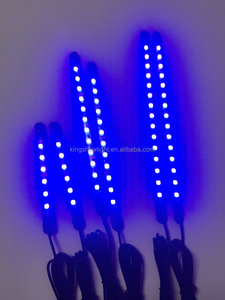 La actualización de 2016 el nuevo súper brillante y slim PVC 8pc led luz de la motocicleta kit con controlador de música - Product Image 5