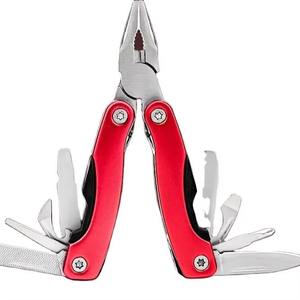11-in-1 Stainless Steel Folding Utility Pocket <b>Pliers</b> Multitool with Carrying Pouch for Cutting Industrial Use OEM Customizable - Product Image 4