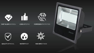 スマートフラッドライト20W 30W 50W RGB + CCTIP65防水スマートフラッドライト30W - Product Image 3