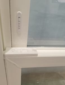 新产品批发新窗隔音格栅设计Upvc双悬窗 - Product Image 5