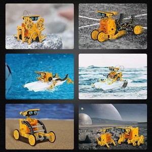 Kit de robot solaire 12 en 1 bricolage pour enfants, assemblage éducatif intelligent, jouets d'ingénierie scientifique, ensembles emballés - Product Image 6