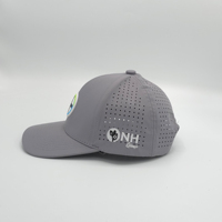 Casquette de golf Nique Blank Rope Luxury 5 panneaux Snapback avec cordon, imperméable et perforations laser, vente en gros