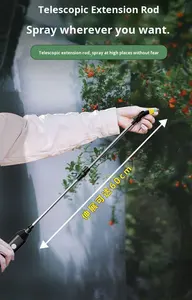 Pistolet pulvérisateur de gros avec buses, tuyaux d'arrosage de jardin, poignée télescopique, outils d'irrigation - Product Image 5
