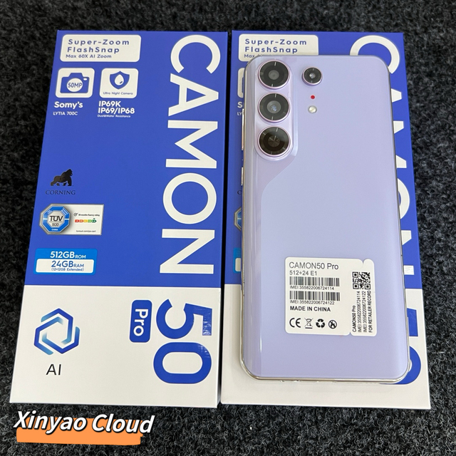 7.3inch Techno Original Camon 50 Pro Power 512GB C50 Pro Deca-core 256GB 5G Smartphones Camon50 Pro Mobile Phones