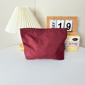 Nueva Bolsa de Maquillaje Impermeable, Moderna, Abierta, de Color Sólido, Bolso de Mano para Mujer, de Gran Capacidad, para Estudiantes, Organizador - Product Image 2