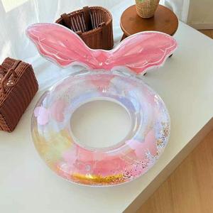 Bơi bơm hơi vòng với long lanh Nàng tiên cá hồ bơi <span class=keywords><strong>Float</strong></span> Confetti đồ chơi bơi vòng cho mùa hè bãi biển Ngoài trời hồ Nguồn cung cấp bên - Product Image 2