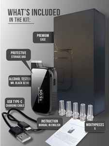 เครื่องวัดแอลกอฮอล์แบบดิจิตอล สีขาว แดง เหลือง รุ่น <span class=keywords><strong>USA</strong></span> ปี 2026 H3 - Product Image 3