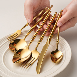 Juego de Cubiertos de Acero Inoxidable 18/10 con Acabado Espejo de Alta Calidad, Apto para Lavavajillas, Juego de Cubiertos 304 para Restaurantes <span class=keywords><strong>Michelin</strong></span> - Product Image 1