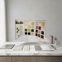 Carte de couleurs du catalogue / Boîte de présentation en carton pour brochure