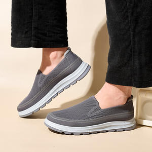 Zapatos de lona para hombre, estilo nuevo de verano y otoño, zapatos casuales sin cordones con suela suave y transpirable - Product Image 6