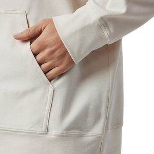 ผู้ผลิตเสื้อผ้า รับผลิตเสื้อฮู้ดดี้แขนยาวทรงโอเวอร์ไซส์ ผ้าฝ้าย 100% แบบเรียบ สำหรับผู้หญิง - Product Image 4