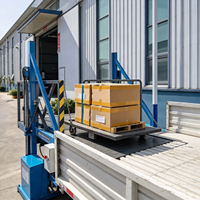 Plateforme de chargement hydraulique mobile compacte 1600x2000mm 2 tonnes pour déchargement de camions