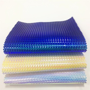 Tessuto Olografico con Motivo a Quadri/<span class=keywords><strong>Sirena</strong></span>/Litchi in Pelle Artificiale PU Dicroica per Realizzare Borse/Orecchini/Artigianato - Product Image 3