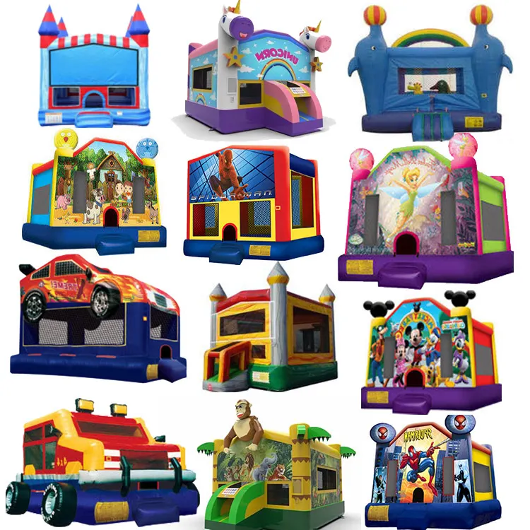 Luxury Color Extra Large Extreme Sport Complex Clear Verified Bounce House With Ball Pit Commercial