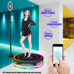 Cabine Photo Portable <span class=keywords><strong>360</strong></span> degrés, Machine de remplissage de lumière, appareil Photo, Ipad, Selfie, vidéo, accessoires gratuits, rotation automatique, cabine Photo <span class=keywords><strong>360</strong></span> - Product Image 2