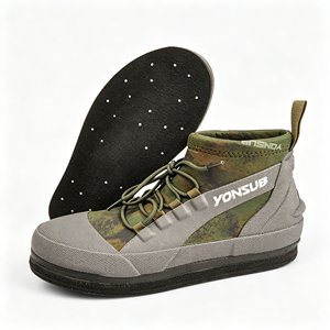 Scarpe da Pesca Rock Reef, Antiscivolo Impermeabili con Suola in Feltro e Chiodi in Acciaio, Scarpe Professionali da Pesca, Scarpe da Pesca in <span class=keywords><strong>Mare</strong></span> per Uomo - Product Image 1