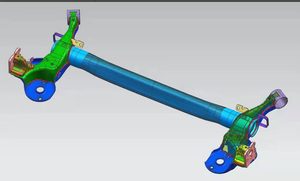 Pièces détachées automobiles Suspension de roue KT-BZ-006 Arbre d'essieu avant - Product Image 2