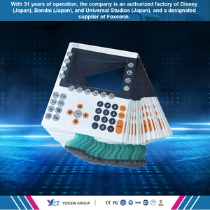 Giá rẻ Nhà Máy Giá Tactile cảm giác dập nổi kim loại <span class=keywords><strong>dome</strong></span> màng chuyển đổi bàn phím Bàn phím - Product Image 2