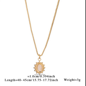 Jewelry for Women Zircon Tiger Eye Handmade Charm Heart Oval <strong>Crystal</strong> <strong>Healing</strong> Natural Stone Stainless Steel Necklace <strong>Pendants</strong>