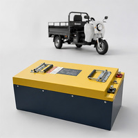 Batterie au lithium 48V 60Ah pour tricycle cargo électrique, cycle profond, légère, durable, stable, BMS, vente directe d'usine, OEM, ODM