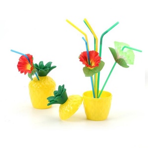 Vasos de Piña para Niños, Decoración Divertida para Fiestas Temáticas de Playa y Fiestas Tropicales Aloha - Product Image 5